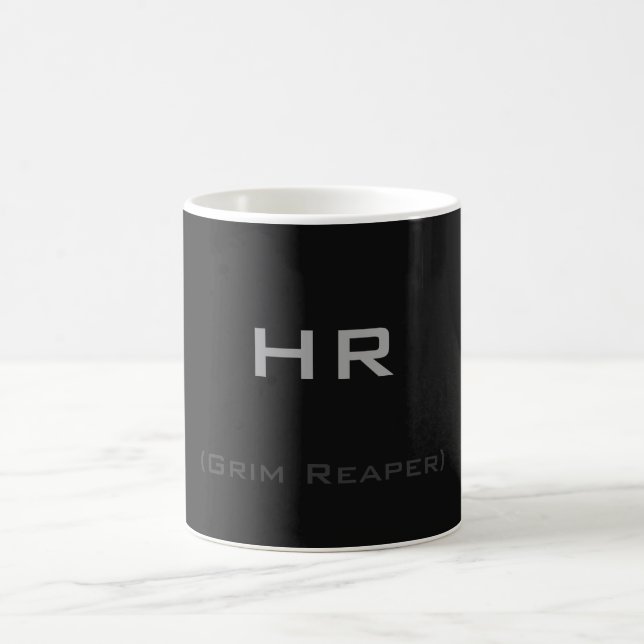 HR Grim Reaper Human Resources Coffee Mug (Center)