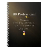 HR Professional Notebook – Funny Quote