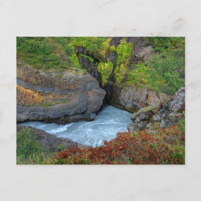 Hraunfossar I Postcard (Front)