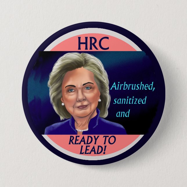 HRC: Airbrushed...& Ready 7.5 Cm Round Badge (Front)