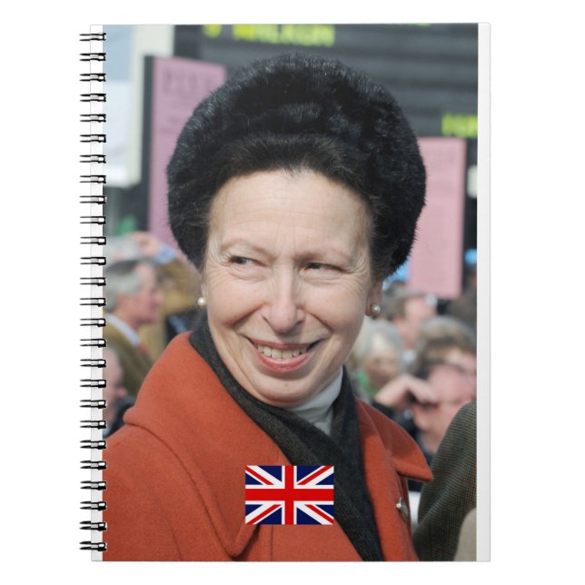 HRH Anne The Princess Royal Notebook (Front)