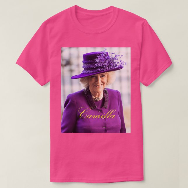 HRH Camilla Duchess of Cornwall  T-Shirt (Design Front)