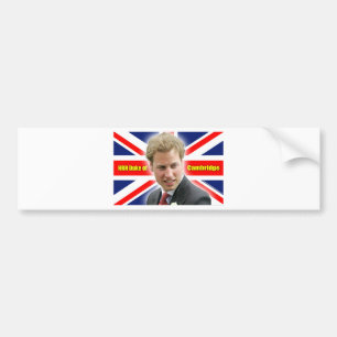 HRH Duke of Cambridge - Stunning! Bumper Sticker