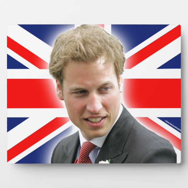 HRH Duke of Cambridge - Stunning! Plaque (Front)