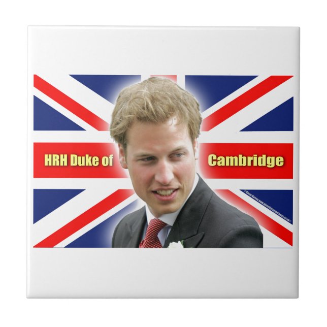 HRH Duke of Cambridge - Stunning! Tile (Front)