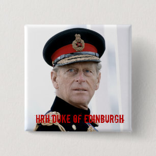 HRH Duke of Edinburgh 15 Cm Square Badge