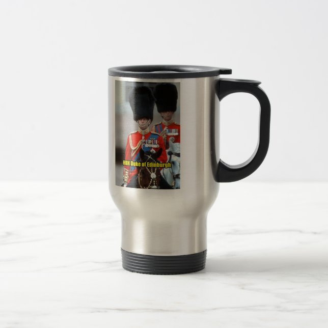 HRH Duke of Edinburgh Travel Mug (Right)
