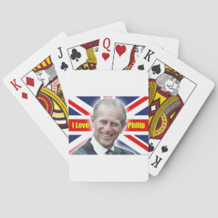 HRH Duke of Einburgh - I love Philip Playing Cards