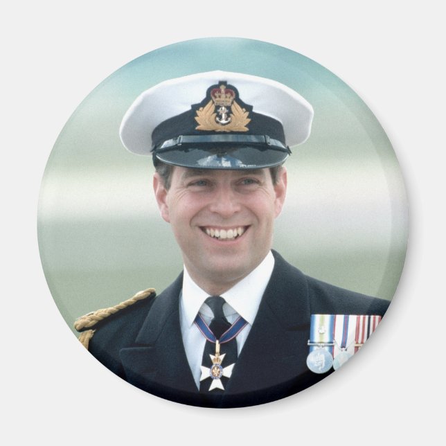 HRH Prince Andrew Magnet (Front)