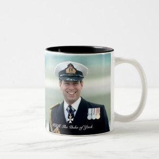 HRH Prince Andrew Two-Tone Coffee Mug