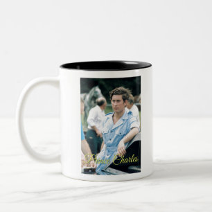HRH Prince Charles Cowdray 1976 Two-Tone Coffee Mug
