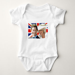 HRH Prince Charles & HRH Duchess of Cornwall Baby Bodysuit