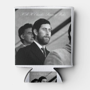 HRH Prince Charles with Beard Badminton 1976 Can Cooler