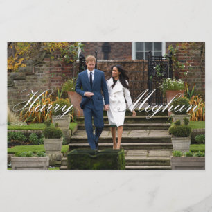 HRH Prince Harry and Meghan Markle Royal Wedding Stationery