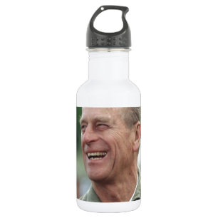 HRH Prince Philip laughing 532 Ml Water Bottle