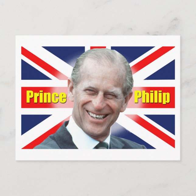 HRH Prince Philip Postcard (Front)