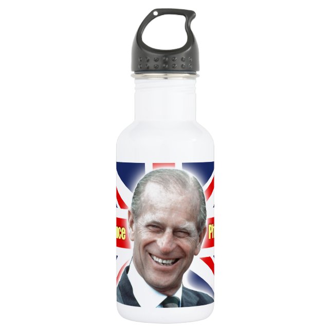 HRH Prince Philip - Super! 532 Ml Water Bottle (Front)