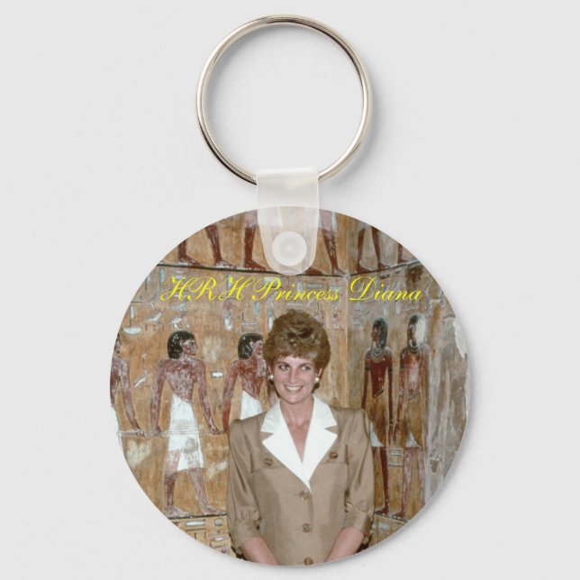 HRH Princess Diana Egypt 1992 Key Ring (Front)