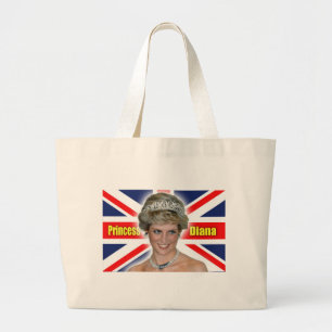 HRH Princess Diana Stunning! Large Tote Bag