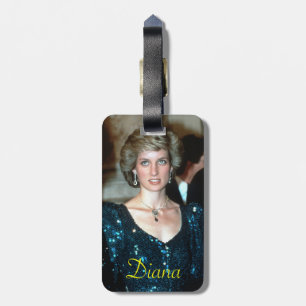 HRH Princess Diana Vienna 1986 Luggage Tag