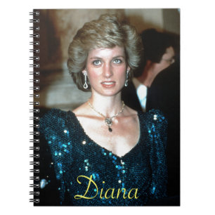 HRH Princess Diana Vienna 1986 Notebook