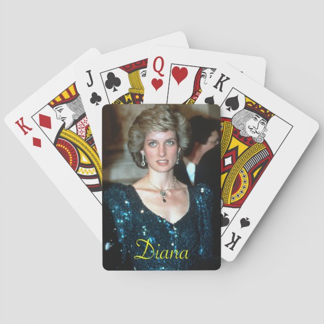 HRH Princess Diana Vienna 1986 Playing Cards (Back)