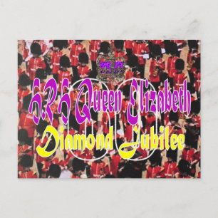 HRH Queen Elizabeth Diamond Jubilee postcard