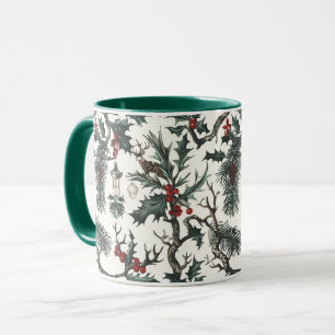 hristmas/Yule Mugs Gothic, Pagan, Nordic Holiday