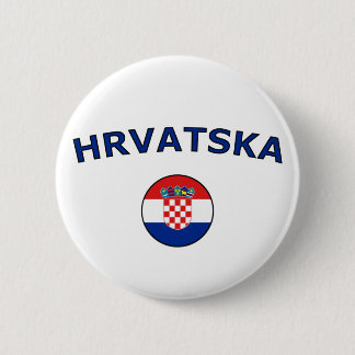 Hrvatska 6 Cm Round Badge
