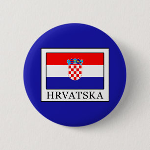Hrvatska 6 Cm Round Badge
