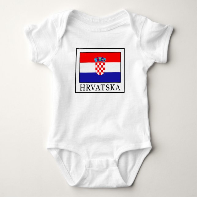 Hrvatska Baby Bodysuit (Front)