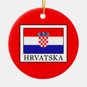 Hrvatska Ceramic Tree Decoration