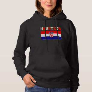 Hrvatska, Croatia, Hrvatska zastava, Croatian Patr Hoodie