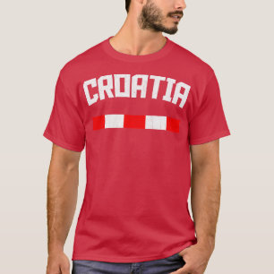 Hrvatska Croatian Vintage Style Design T-Shirt