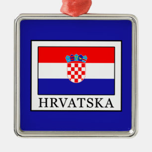 Hrvatska Metal Tree Decoration