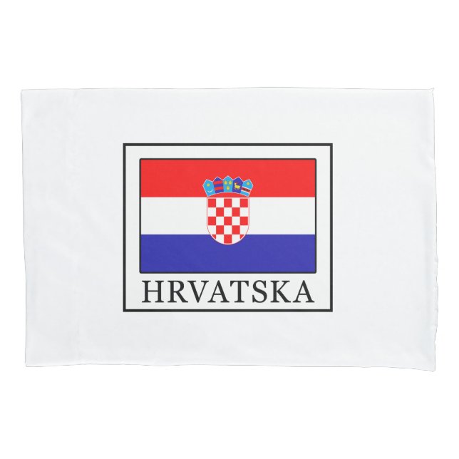 Hrvatska Pillowcase (Front)