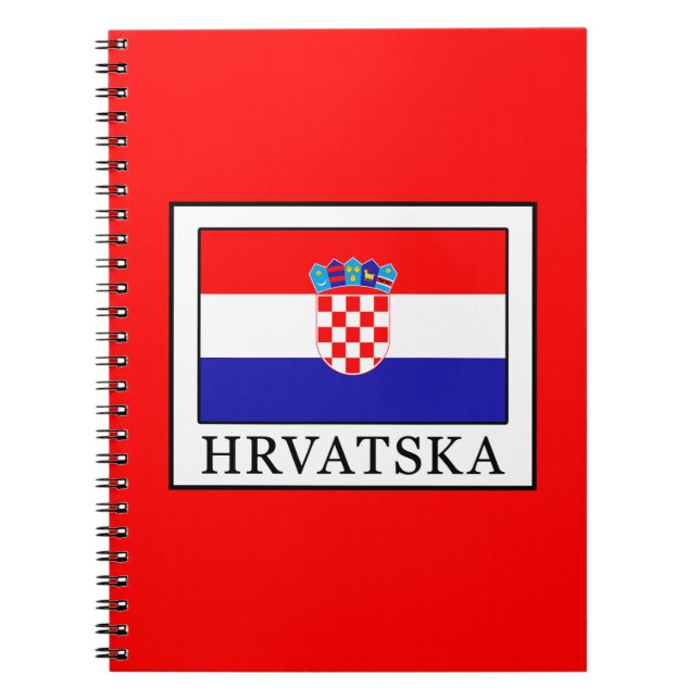 Hrvatska Spiral Notebook (Front)