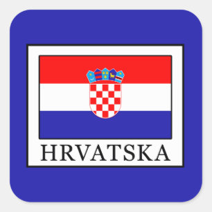 Hrvatska Square Sticker