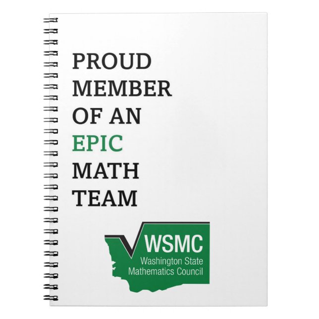 HS Contest State Prize Notebook (Front)