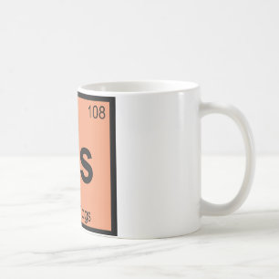 Hs - Hot Dogs Chemistry Periodic Table Symbol Coffee Mug