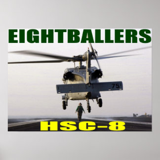 HSC-8 Eightballers Poster
