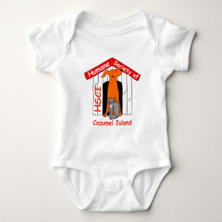 HSCI logo with name Baby Bodysuit
