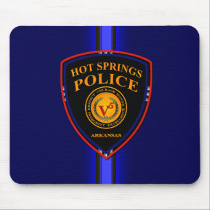 HSPD Thin Blue Line Patch Mouse Pad