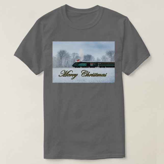 hst train christmas card T-Shirt (Design Front)
