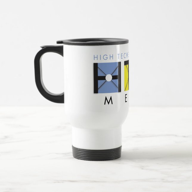 HTeM White Commuter Mug (Left)