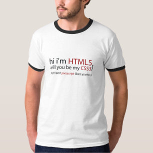 HTML5 CSS3 JAVASCRIPT T-Shirt
