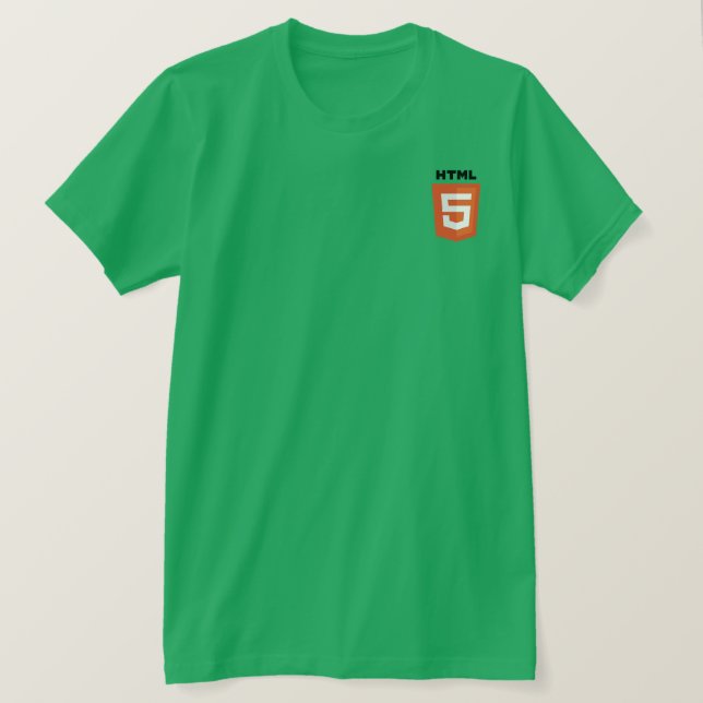 HTML5 Logo T-shirt (Design Front)