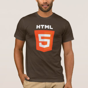 HTML5 T-shirt (Brown)
