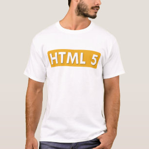 HTML 5 - Soft White "Free the Web" T-Shirt