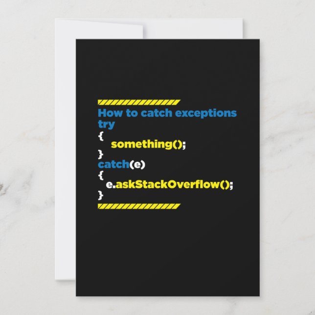 HTML Coding Coder Programmer Programming PC IT Gif Invitation (Front)